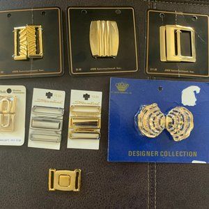 Vintage Lot of New Belt Buckles 8 Total DIY Belts